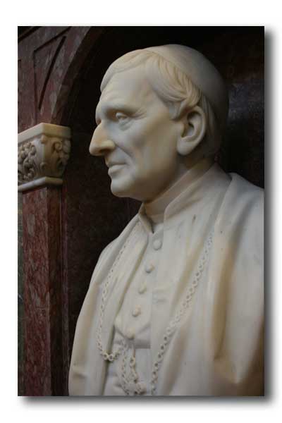 <b>Five later</b> in 1850 the Ctholic hierarchy was re-established in England. - newman12